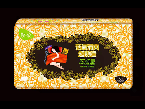 嬌柔活氧清爽芯能量420mm衛(wèi)生巾6片