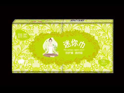 嬌柔165mm雙護(hù)翼迷你巾18片